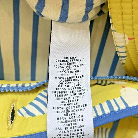 Girls Mini Boden Lined Rain Jacket Girls Size 9-10 - Picture 7 of 7